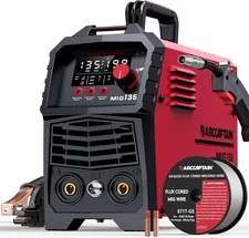 3 in 1 Welding Machine Gasless MIG Welder Machine 110V, IGBT Inverter Welder wit