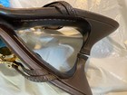 Louis Vuitton Gold Charms Thong Sandals Dark Brown Leather Size 37 Auth — photo 10