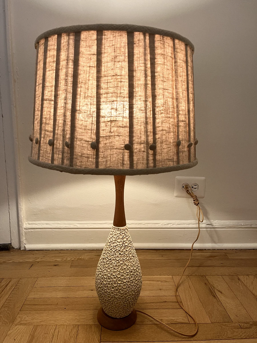 Collectible Antique Wood 1950-1959 Time Period Manufactured Lamps