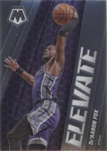 2020-21 DE'AARON FOX PANINI MOSAIC NBA #168 YELLOW REACTIVE SP