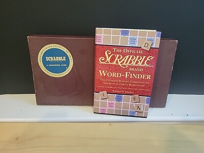 Vintage Scrabble Game 1948-'53 + Word Finder Book
