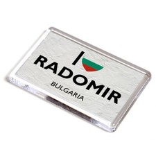 FRIDGE MAGNET - I Love Radomir, Bulgaria