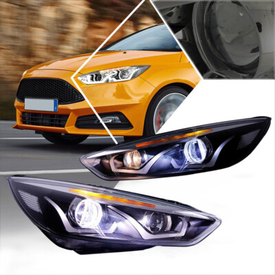 LED Projektor Scheinwerfer Für Ford Focus 2015-2018 W/Frontscheinwerfer Halogen
