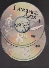 Switched-On Schoolhouse: Language Arts 2001 8th Grade PC CD Christian learning 