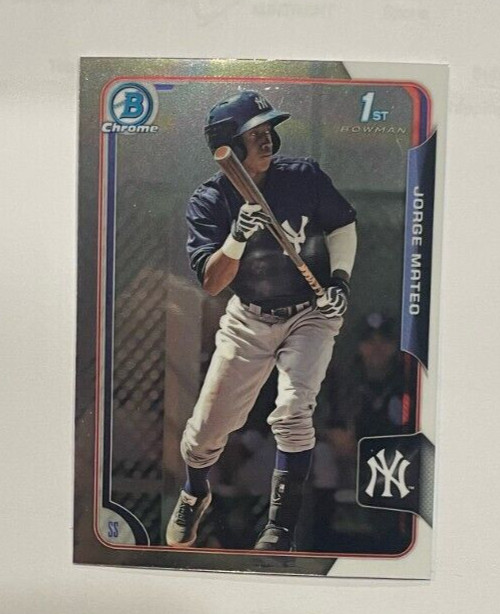JORGE MATEO - 2015 1st Bowman Chrome Prospects #BCP87   FS  QTY