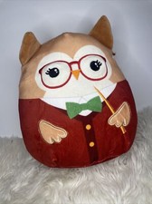 Squishmallows 8  Jaydelle Teacher Brown Owl Fall Back to School Plush NWT