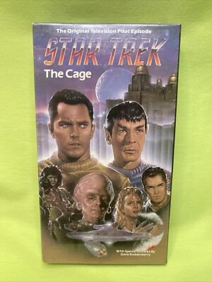 STAR TREK The Cage Original television Pilot episode 1 1986 VHS