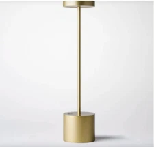 LED Decorative Table Lamp Modern Aluminum USB Rechargeable  BULK 50 pcs