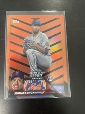 KODAI SENGA 2023 Topps Update Orange Black Halloween Foil RC Rookie #US20 Mets