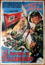 1958 STALINGRAD: DOGS, DO YOU WANT TO LIVE FOREVER? 1SH Movie POSTER Anti NAZI