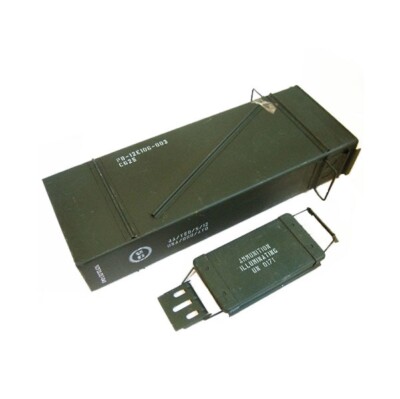 PA-154 120mm AMMO CAN Tall Large US Military Surplus Army Issue