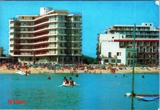 Postcard Or SIllot O Water Building Azure Boat Sky Body of water Window AA07641