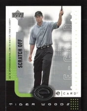 Tiger Woods 2001 Upper Deck (Rookie Year) E-Card Scratch Off Card EX ( 1 card )
