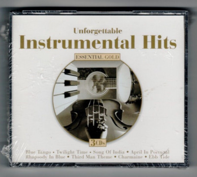 Unforgettable Instrumental Hits Essential Gold Double CD New Sealed