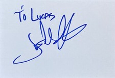 Joe Manganiello Signed In Person 4x6 Index Card In Top Loader - Authentic