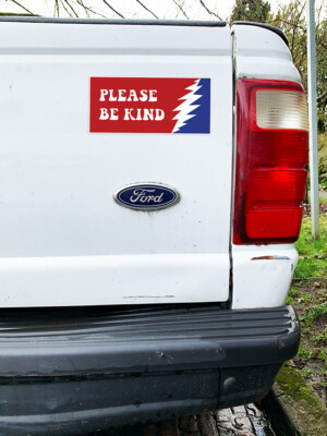 Adesivo Per Paraurti "Be Kind" - Adesivo Per Auto, Impermeabile - Foto 8