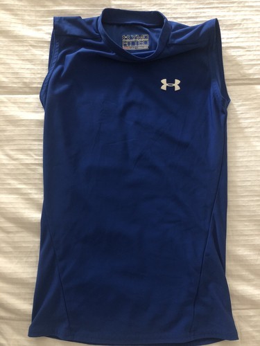 Lot of 7 Under Armour Youth Medium Royal Blue Heat Gear - Picture 5 of 8