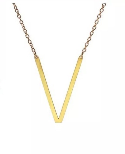Savvy Cie 14K Gold Plated XL “V” (1.5 