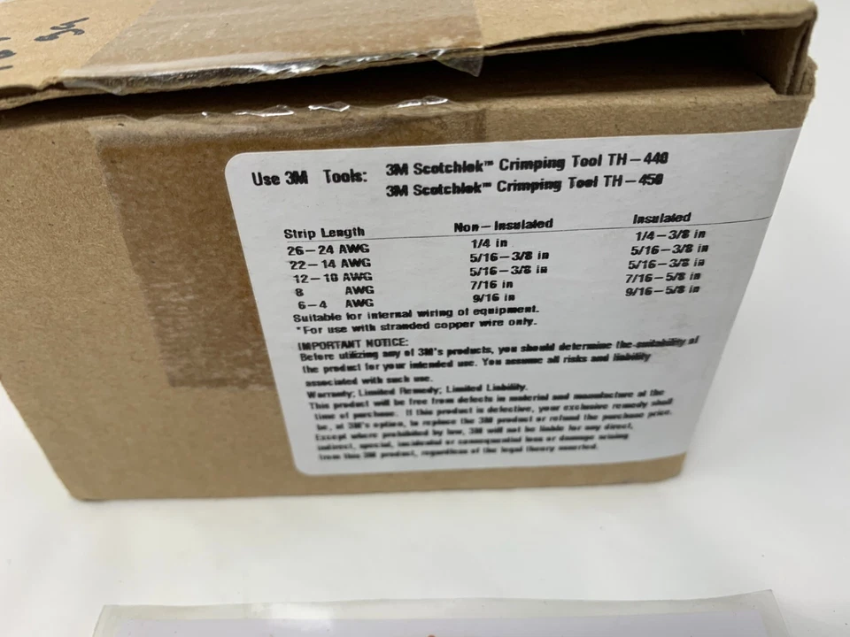 3M MNG18-6R/SK Ring Terminal Connector 6 Stud Circular 18-22 AWG Crimp QTY. 1000 - Image 3 of 4