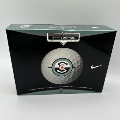 Box Of 12 Balls 4 Sleeves Nike Golf Precision Spin Control Golf