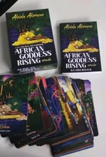 African Goddess Rising Oracle  44-Card Deck & Guidebook by Abiola Abrams GREAT