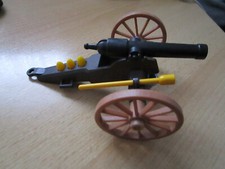 Playmobil Kanone mit Stopfer, Eimer und Munition Nordstaatler Western 70er Jahre