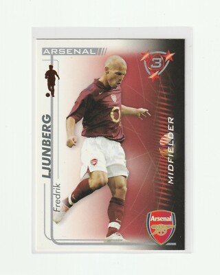 2005-06 MAGIC BOX INT PREMIER LEAGUE SHOOT OUT [ FREDRIK LJUNGBERG ] ARSENAL
