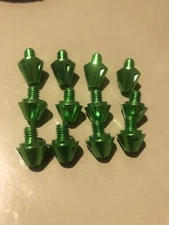 Complete Set Green Adidas metal soccer studs