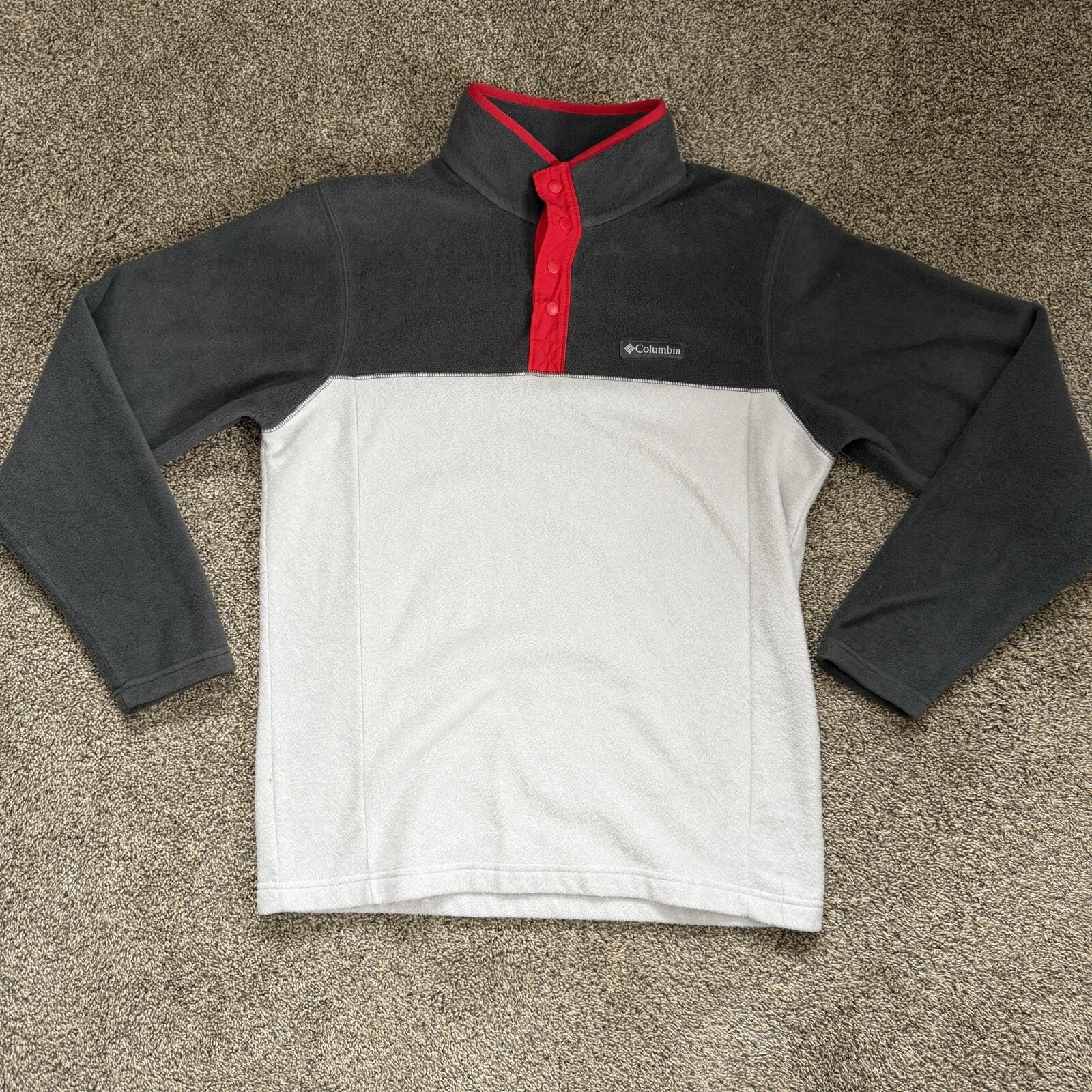 Columbia Mens Steens Mountain 1/4-Snap Fleece Pullover Jacket Size M (0458M)
