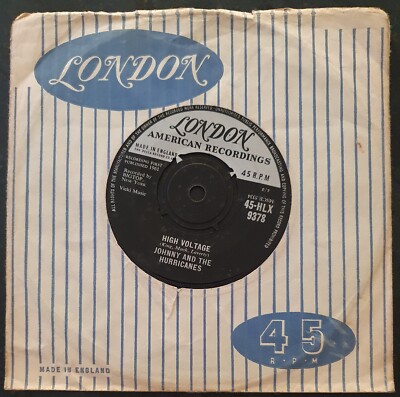 JOHNNY & THE HURRICANES - High Voltage/Old Smokie - London - HLX 9378 - VG+