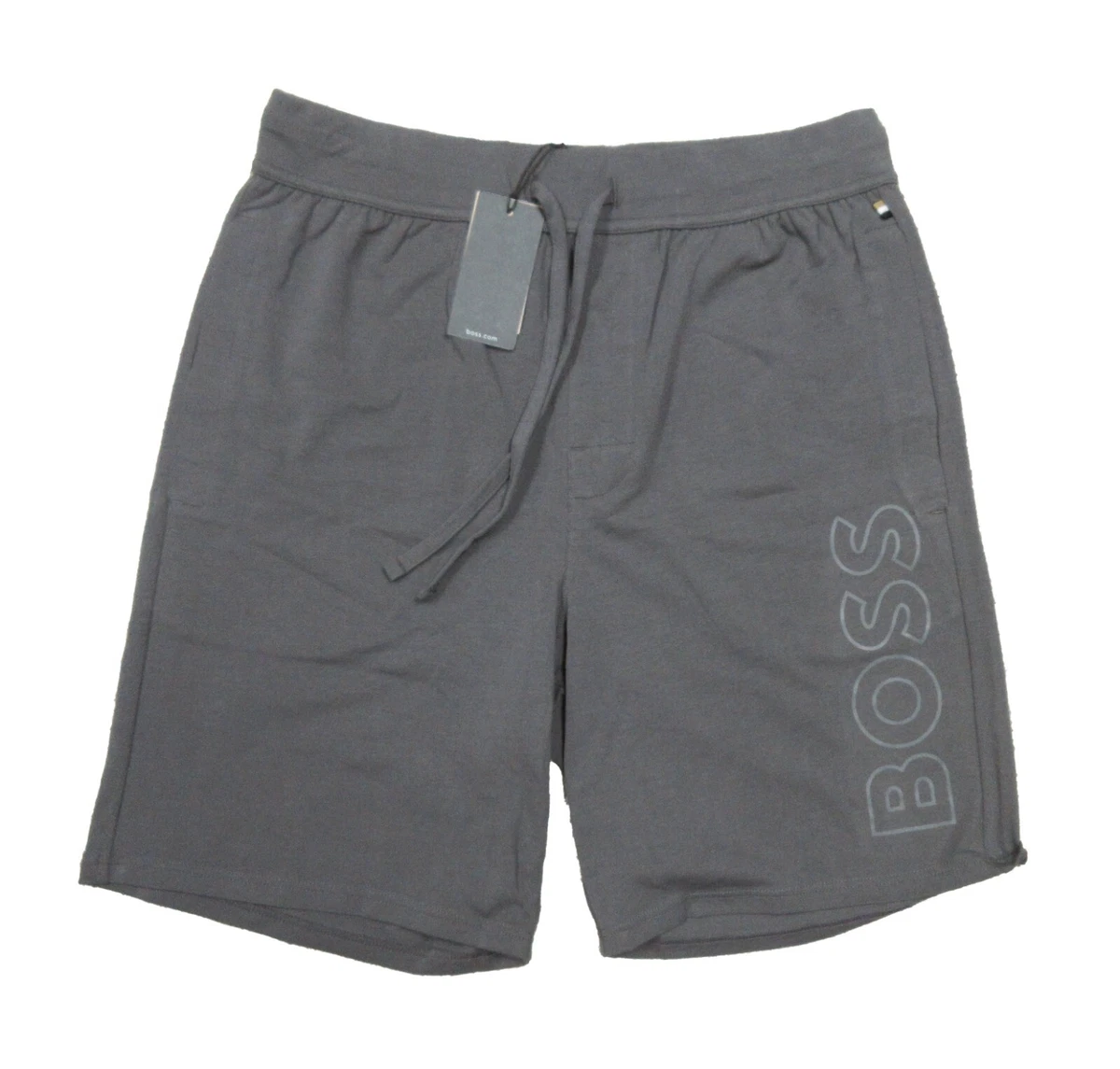 Hugo Boss Sleepwear Men s Gray Identity Jersey Sleep Shorts