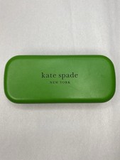 Kate Spade New York Green Black Hard Clamshell Eyeglass Sunglasses Case