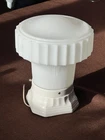 Vintage Antique Ceiling Light Fixture bath kitchen Art Deco Milk Glass Bungalow