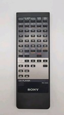 Sony RM D545 CD Player Remote Control Black Tested Working Cleaned