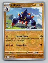 Boldore 047/086 White Flare Reverse Holo Common