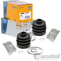 2X Spidan LÖBro ACHSMANSCHETTEN-SATZ Passend FÜR Honda Accord CRX Prelude