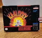 Kablooey (Super Nintendo, 1992) Box, Manual & Original Poster Only