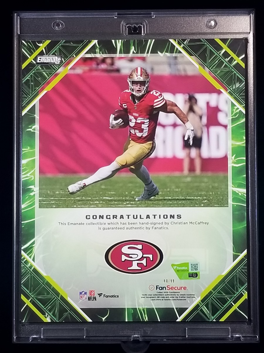 CCサバシアFanatics2025 Under Wraps Christian McCaffrey 2025 Fanatics Under Wraps Autograph 8x10