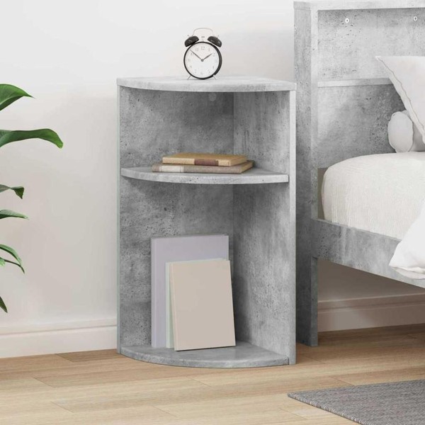 Beistelltisch Beton Grau 29,6 X 29,6 X 60 Cm Holzwerkstoff-image