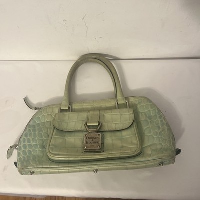 Dooney Burke Vintage Sea Foam Turquoise Satchel Bag