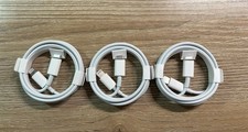 LOT OF 3 - Genuine Apple USB-C To Lightning Cable 1m 3.3FT Original MM0A3AM/A