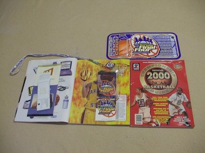 2000 NCAA Basketball Final Four program, guide, stubs, pin, license plate