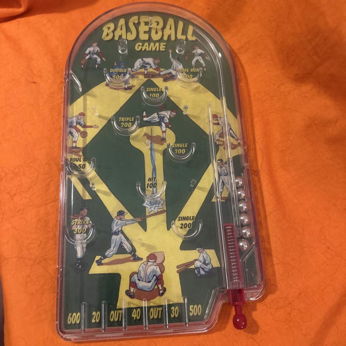 Baseball Pinball Game Indiana OTHER Vintage & Antique Toys for