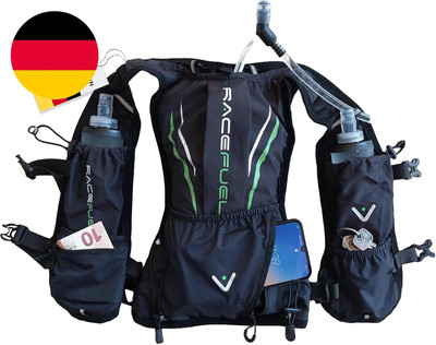 Racefuel Marathon Weste Ultraleicht Trinkrucksack, Trail Rucksack, Trinkweste, H