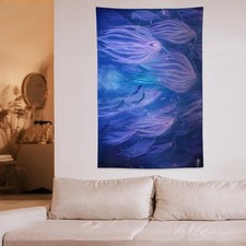 Avatar The Way of Water Tapestry - Vibrant Underwater Scene Wall Hanging, Polyes