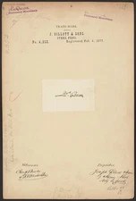 Photo:J. Gillott & Sons for Joseph Gillott brand Steel