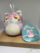 Squishmallows Erika the Cat 4" NWT Plush Ornament