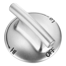 74007733 Gas Stove Knob Locks Replacement 0.24x0.2" ID Silver Gas Oven