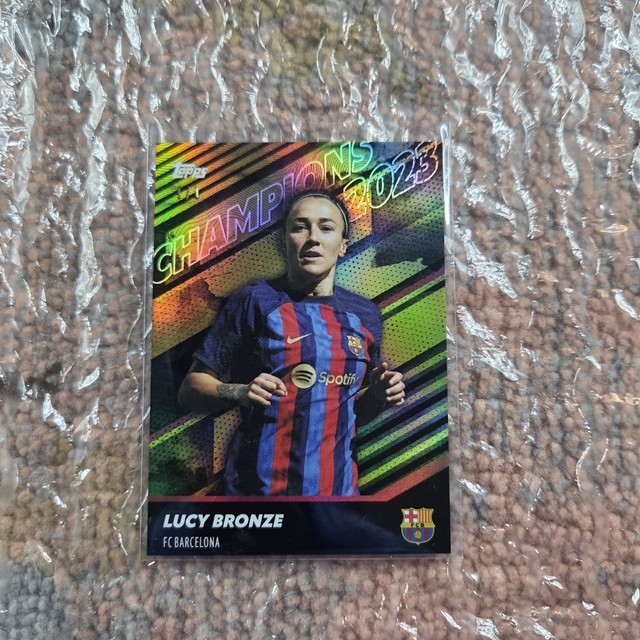 2023 Topps Chrome UEFA Lucy Bronze Barcelona Femini 1/1 Super