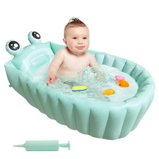 Inflatable Baby Bathtub Portable Travel Bath Tub for Infants to Toddler Foldable